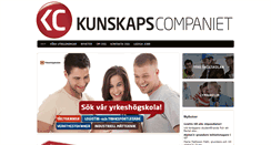 Desktop Screenshot of kunskapscompaniet.se