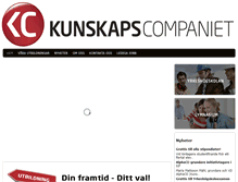 Tablet Screenshot of kunskapscompaniet.se